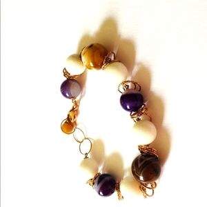 Italian Glass Bead Bracelet